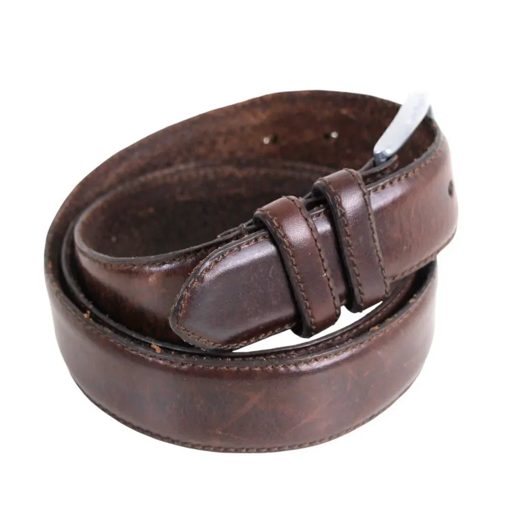Eddie Bauer BROWN GENUINE LEATHER 1 1/4